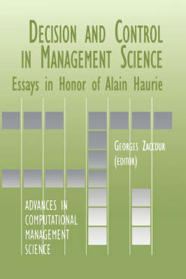 Book cover for Decision & Control in Management Science