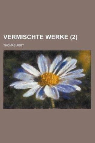 Cover of Vermischte Werke (2 )