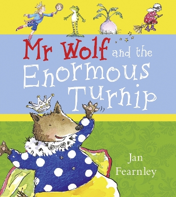 Book cover for DEAN Mr Wolf and the Enormous Turnip