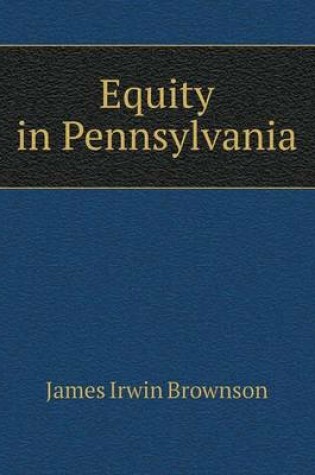 Cover of Equity in Pennsylvania