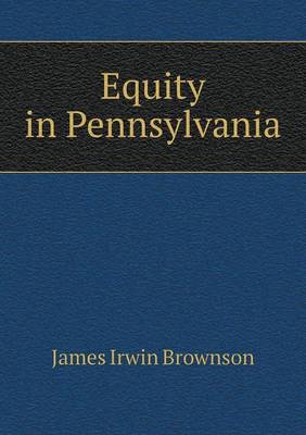 Book cover for Equity in Pennsylvania