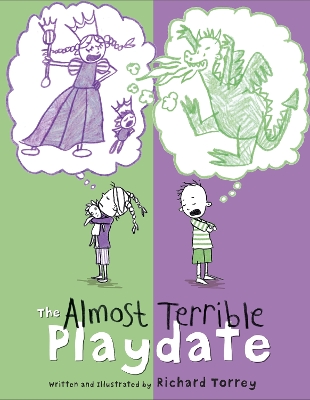 Book cover for The Almost Terrible Playdate