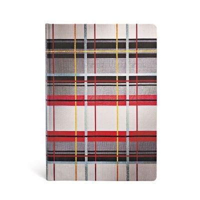 Book cover for Kensington (Mad for Plaid) Midi Unlined Hardcover Journal (Elastic Band Closure)