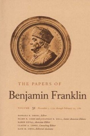 Cover of The Papers of Benjamin Franklin, Vol. 31