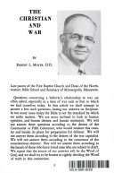 Book cover for The Christian and War