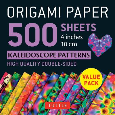 Book cover for Origami Paper 500 sheets Kaleidoscope Patterns 4 (10 cm)