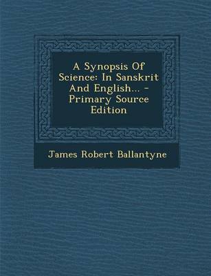 Book cover for A Synopsis of Science