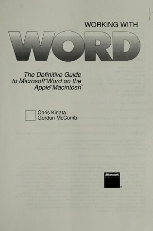 Cover of Working with WORD