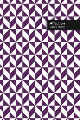 Cover of Affection Lifestyle Journal, Blank Write-in Notebook, Dotted Lines, Wide Ruled, Size (A5) 6 x 9 In (Purple)