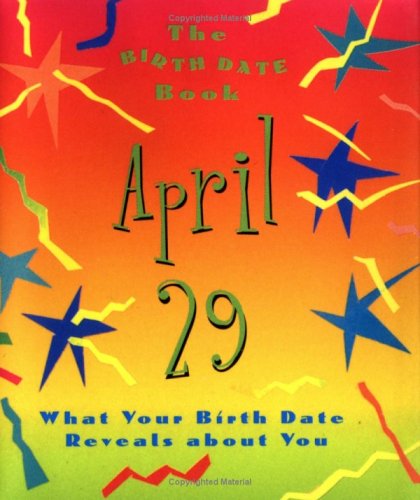 Book cover for The Birth Date Book April 29