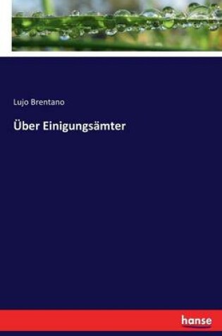 Cover of Über Einigungsämter