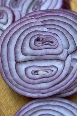 Book cover for Sliced Purple Onion Vegetable Journal