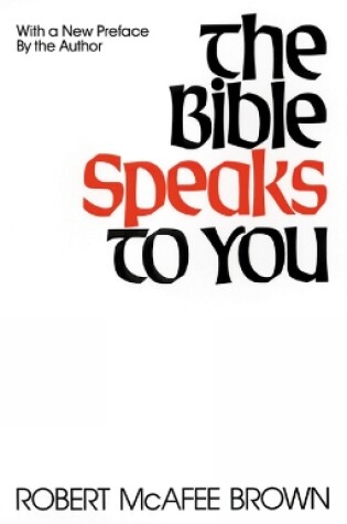 Cover of The Bible Speaks to You