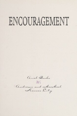 Cover of Encouragement