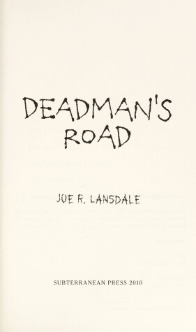 Book cover for Deadman's Road