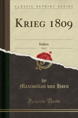 Cover of Krieg 1809, Vol. 2