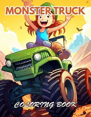 Book cover for Monster Truck Coloring Book