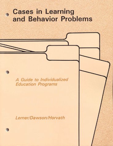 Cover of Cases in Learning and Behavior Problems