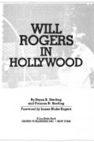 Cover of Will Rogers in Hollywood