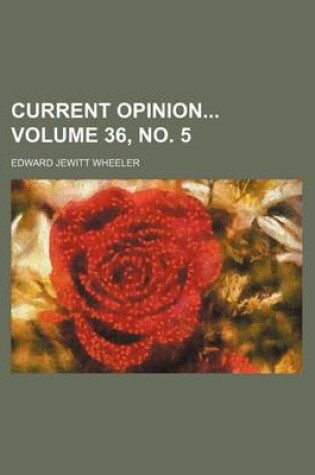 Cover of Current Opinion Volume 36, No. 5