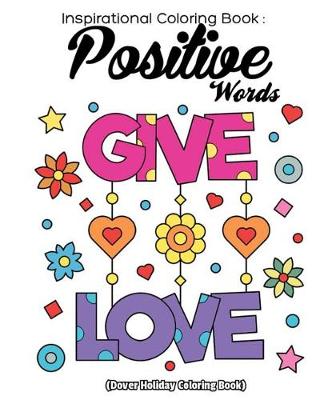 Book cover for Inspriational Coloring Book Positive Words