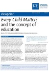 Book cover for Every Child Matters and the Concept of Education