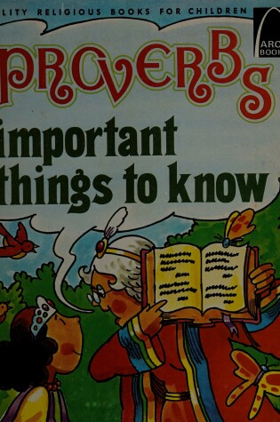 Cover of Proverbs - Important Things to Know