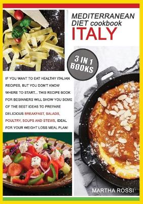 Book cover for Mediterranean Diet Cookbook Italy