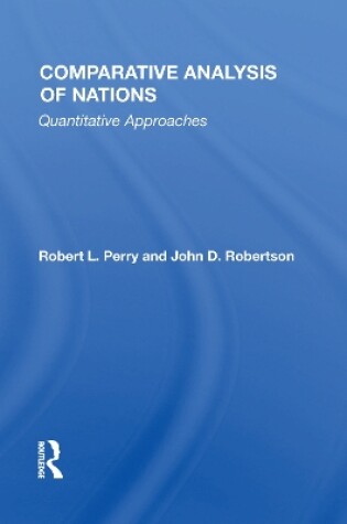 Cover of Comparative Analysis Of Nations