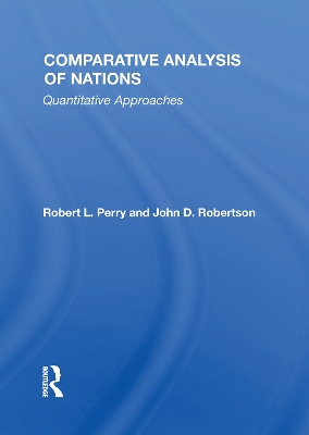 Book cover for Comparative Analysis Of Nations