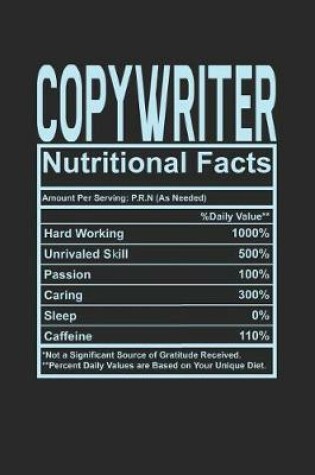 Cover of Copywriter Nutritional Facts