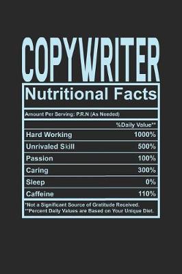 Book cover for Copywriter Nutritional Facts