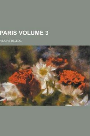 Cover of Paris Volume 3