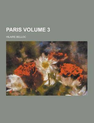 Book cover for Paris Volume 3