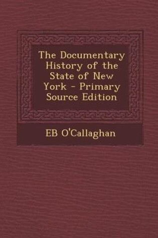 Cover of The Documentary History of the State of New York - Primary Source Edition