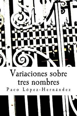Book cover for Variaciones sobre tres nombres