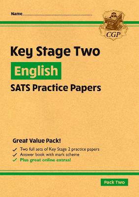 Book cover for KS2 English SATS Practice Papers: Pack 2 - for the 2025 tests (with free Online Extras)