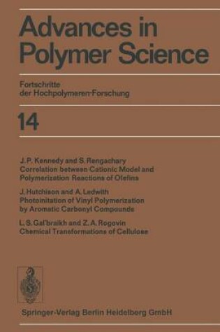 Cover of Advances in Polymer Science