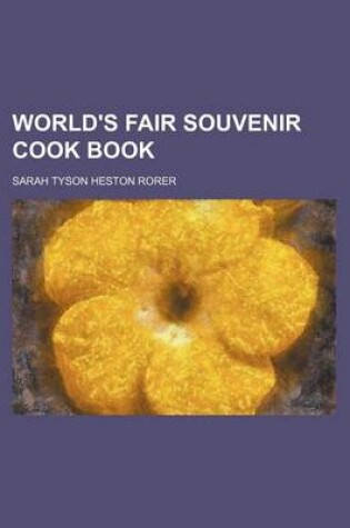 Cover of World's Fair Souvenir Cook Book