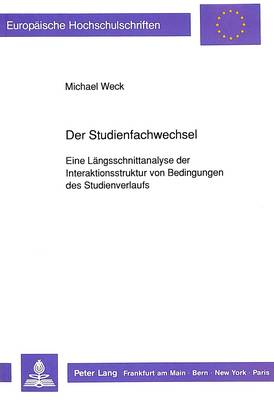 Cover of Der Studienfachwechsel