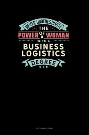 Cover of Never Underestimate The Power Of A Woman With A Business Logistics Degree