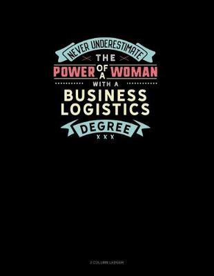 Book cover for Never Underestimate The Power Of A Woman With A Business Logistics Degree