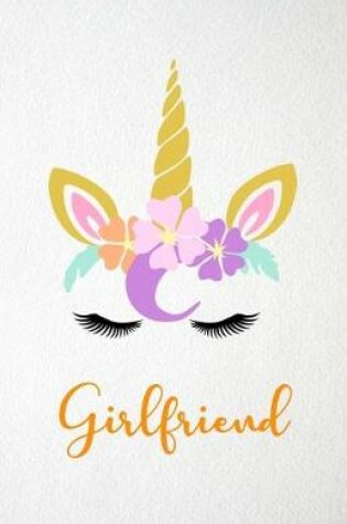 Cover of Girlfriend A5 Lined Notebook 110 Pages