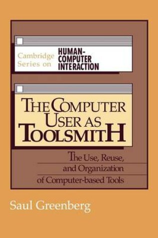 Cover of The Computer User as Toolsmith
