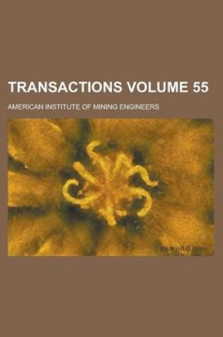 Cover of Transactions Volume 55