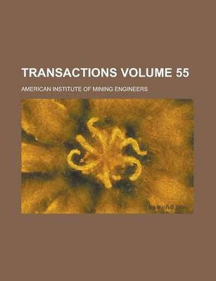 Book cover for Transactions Volume 55