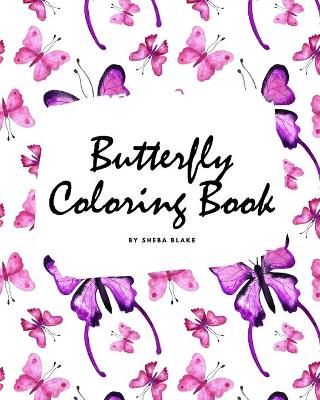 Book cover for Butterfly Coloring Book for Children (8x10 Coloring Book / Activity Book)