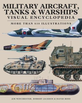 Book cover for Military Aircraft, Tanks and Warships Visual Encyclopedia
