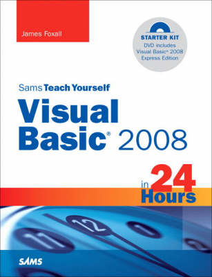 Book cover for Sams Teach Yourself Visual Basic 2008 in 24 Hours