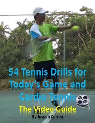 Book cover for 54 Tennis Drills for Today's Game and Cardio Tennis